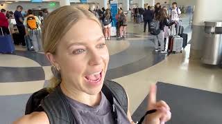 Vlog // First Time Flying With a Newborn