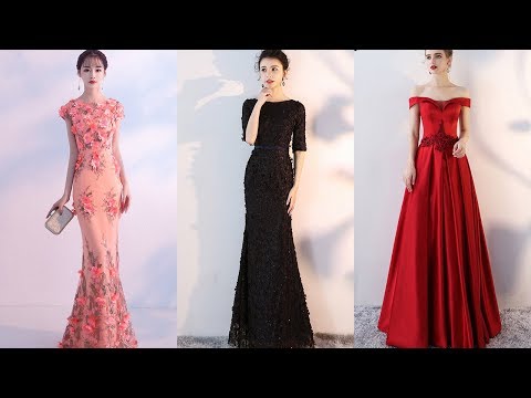 flower mermaid evening dresses|navy blue lace prom dresses|ball gown satin formal dresses