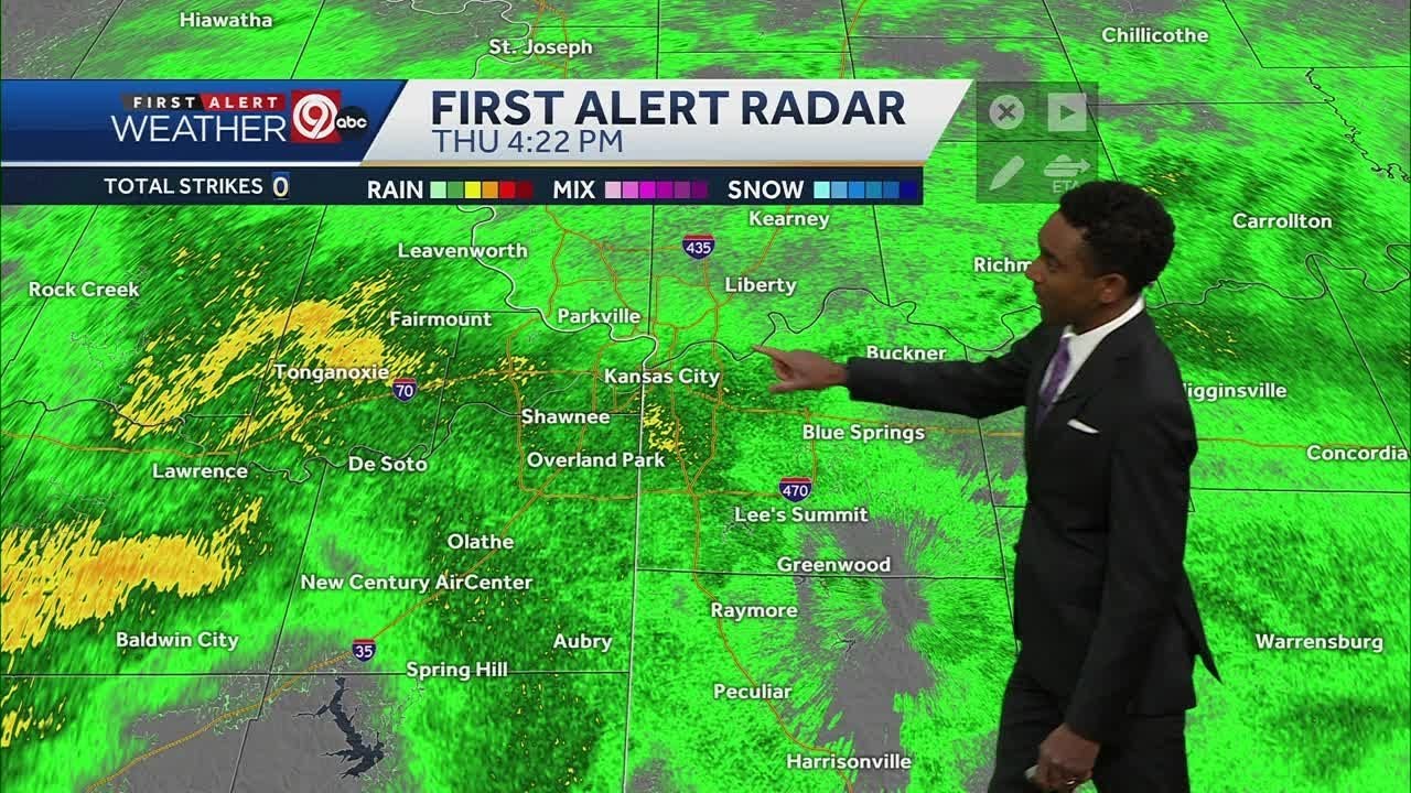 Widespread rain hits the Kansas City metro
