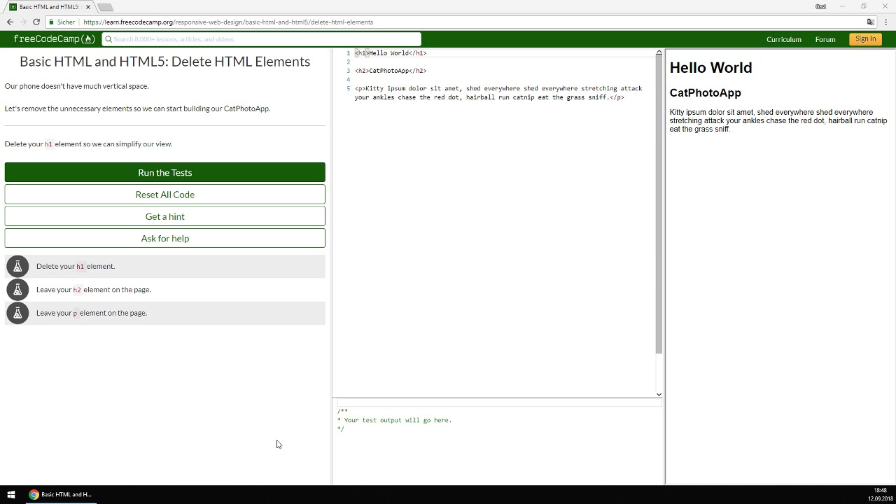 Delete HTML Elements - YouTube