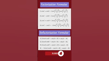 Factorization and Defactorization Formulae | Basic Mathematics | Diploma Engineering Mathematics 1