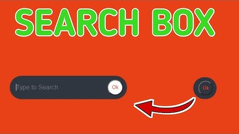 Awesome CSS Search Box with Hover - Using Only HTML and CSS