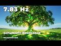 Schumann Resonance 7.83 Hz + Rain | Healing Frequency for Deep Sleep | Black Screen | 12 Hours