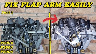 Mercedes 6 CYL M272 Swirl or Tumble Flaps Actuator Arm Fix (Comprehensive video)