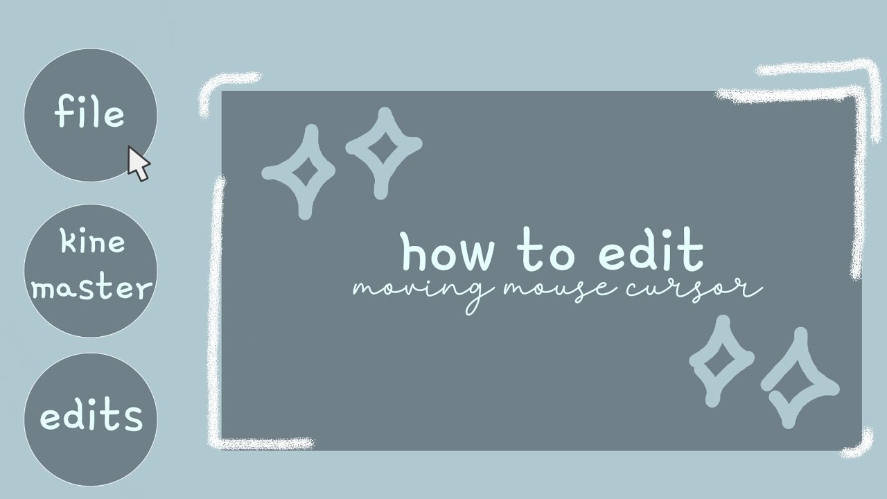 how to edit moving mouse cursor tutorial :: *easy tutorial* (☆ ☆) - YouTube