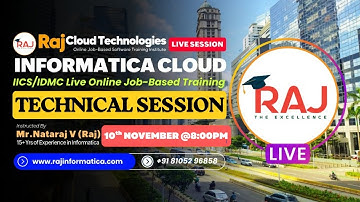 Informatica IICS-IDMC(Informatica Data Management cloud) Account creation Session Batch-15 By Raj