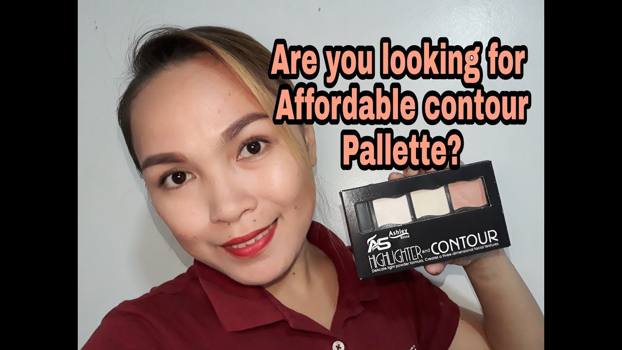 COUNTOUR AND HIGHLIGHT PALLETTE/ ASHLEY SHINE COSMETICS