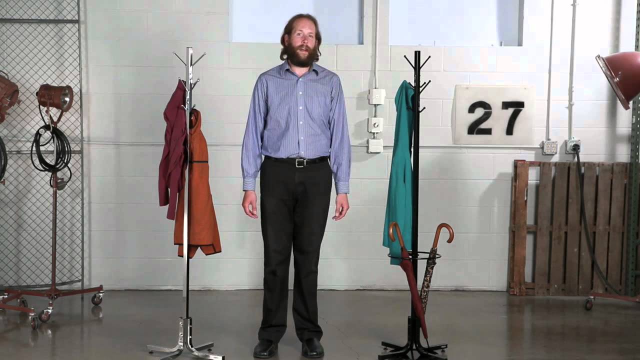 Steel Coat Stand with Umbrella Holder