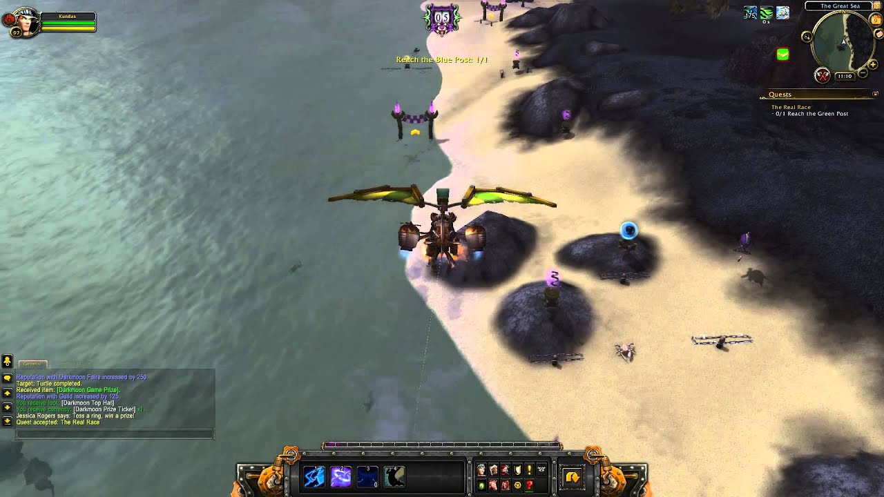 The Real Race (Darkmoon Faire) - World of Warcraft Quest Guide - YouTube