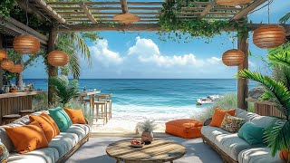 Tropical Study Paradise - Boost Productivity with Beach Coffee Ambience Jazz Cafe Bossa Nova Music