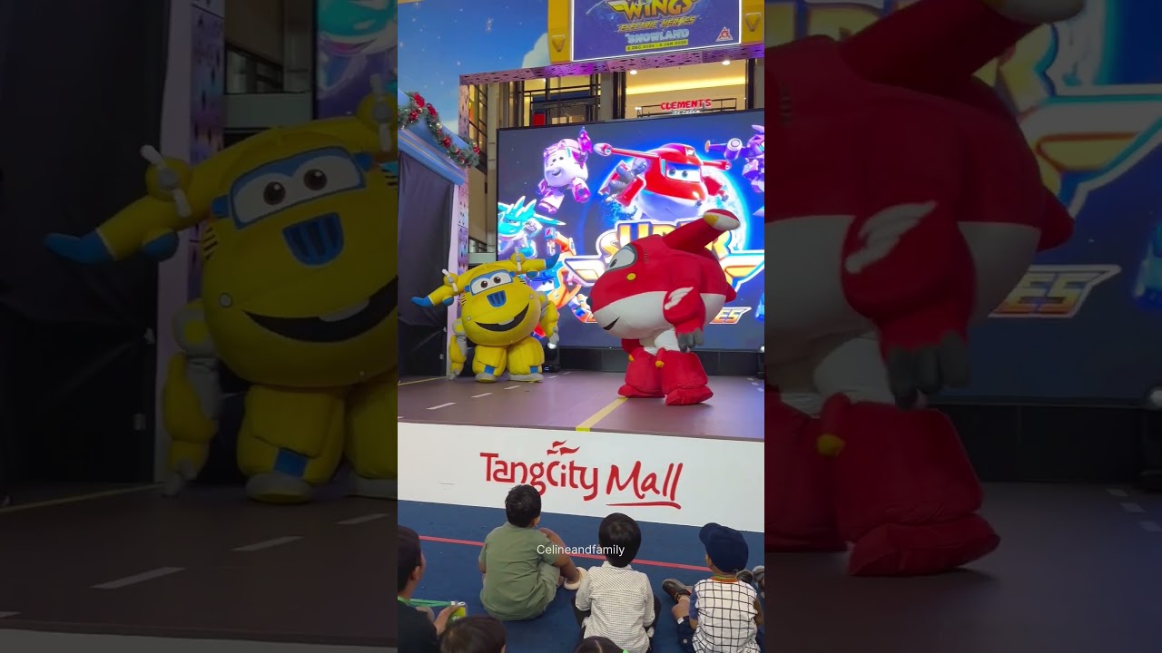 MEET & GREET SUPER WINGS TANGCITY MALL | MEET DONNIE, JETT & DIZZY 