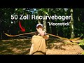 Vorstellung des Jackalope Moonstick 50 Zoll Recurvebogen [Tipps zum Bogenschießen für Anfänger]