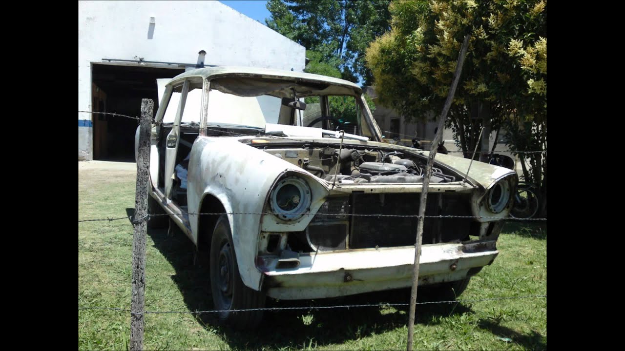 Restauracion de Fiat 1800 año 62 en Uruguay