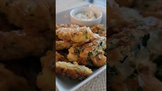 Crispy Garlic Parmesan Zucchini Fries #zucchini #recipe #foodshorts #easyrecipes #vegetarianrecipies