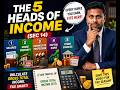 5 Heads of Income Explained in 60 Seconds! 💸 | Section 14 Income Tax Made Easy