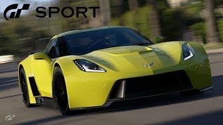 GT SPORT - مراجعة سيارة Corvette C7 Gr.3 المخصصة للطرقات screenshot 4