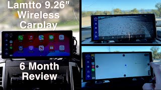 Six Month Lamtto 9 26' Wireless Carplay Review. (Not sponsored)