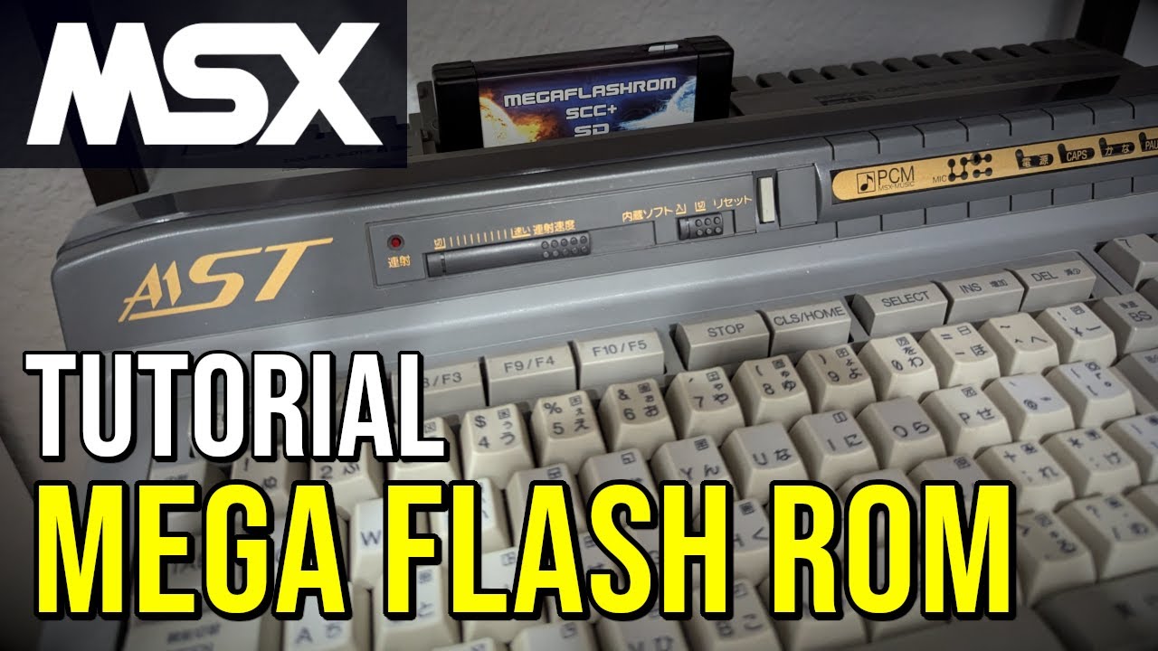 MSX] How to use the MegaFlashROM SCC+ SD - YouTube