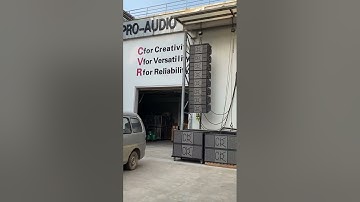 cvr line array system and amplifiers