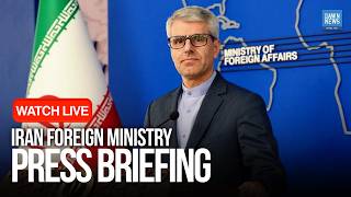 LIVE: Iran Foreign Ministry Press Conference | Esmail Baghaei Speaks in Tehran