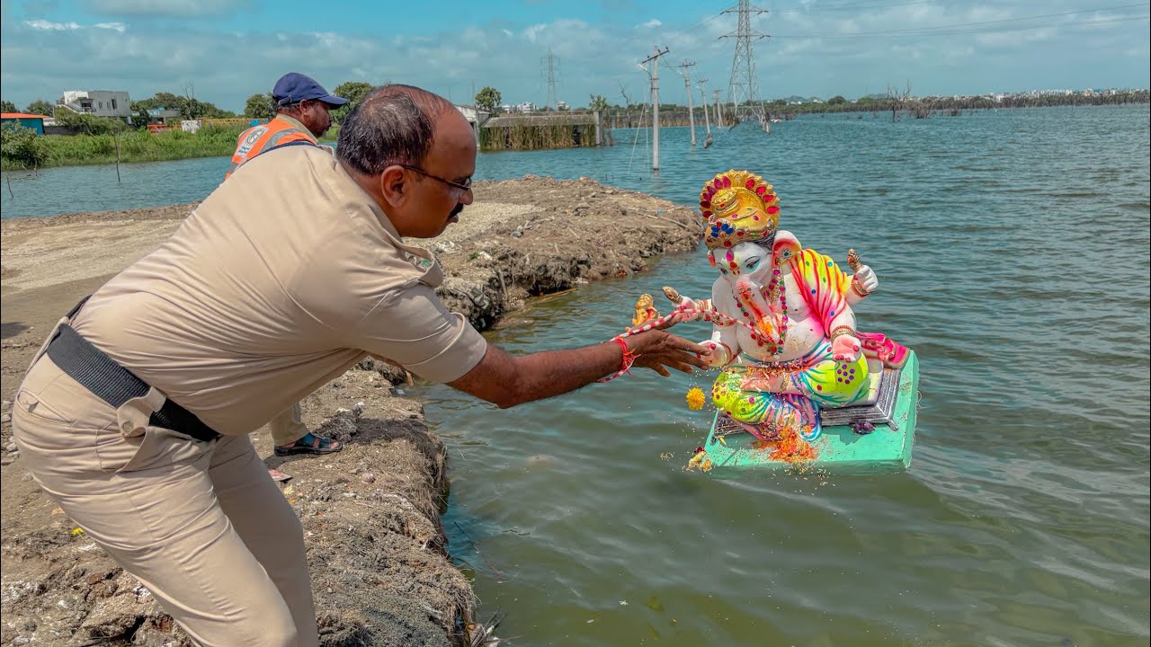 Ganpati Visarjan 2025 Tank Bund | Ganesh nimajjanam In Hyderabad | Ganesh Immersion 2025 Videos 