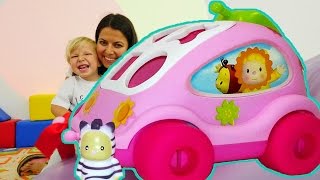 Bebek Oyunları. Sürpriz Araba, Puzzle Oyuncakları