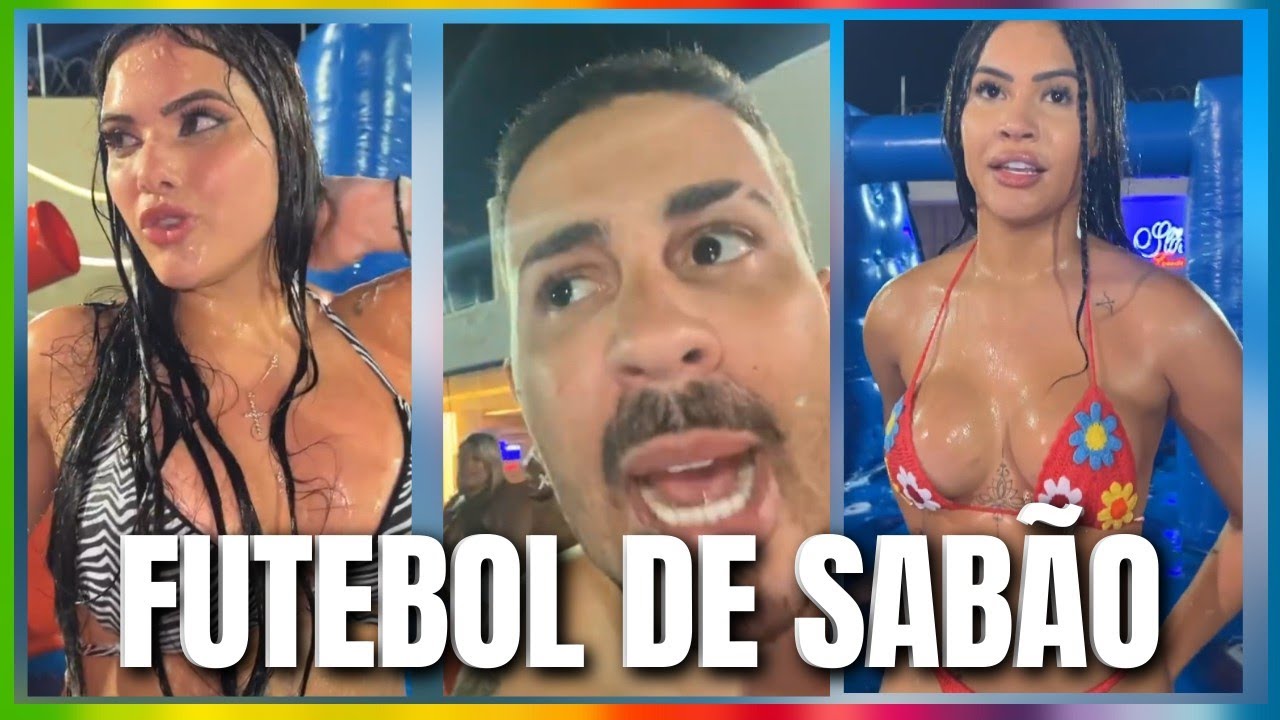 FUTEBOL DE SABÃO | casa da barra (COMPLETO) | Carlinhos Maia legendado