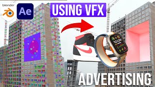 How To Create CGI Ads Using VFX in Blender | Blender VFX Tutorial