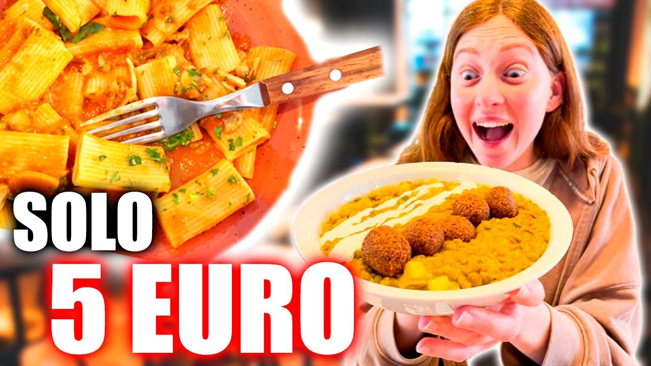 MANGIAMO IN 3 RISTORANTI con SOLO €5 😱 ma com'è possibile?