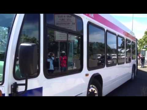 Septa Bus Rodeo SEPTA 2013 NovaBus LFSA 7300 leaving Bus Rodeo - YouTube