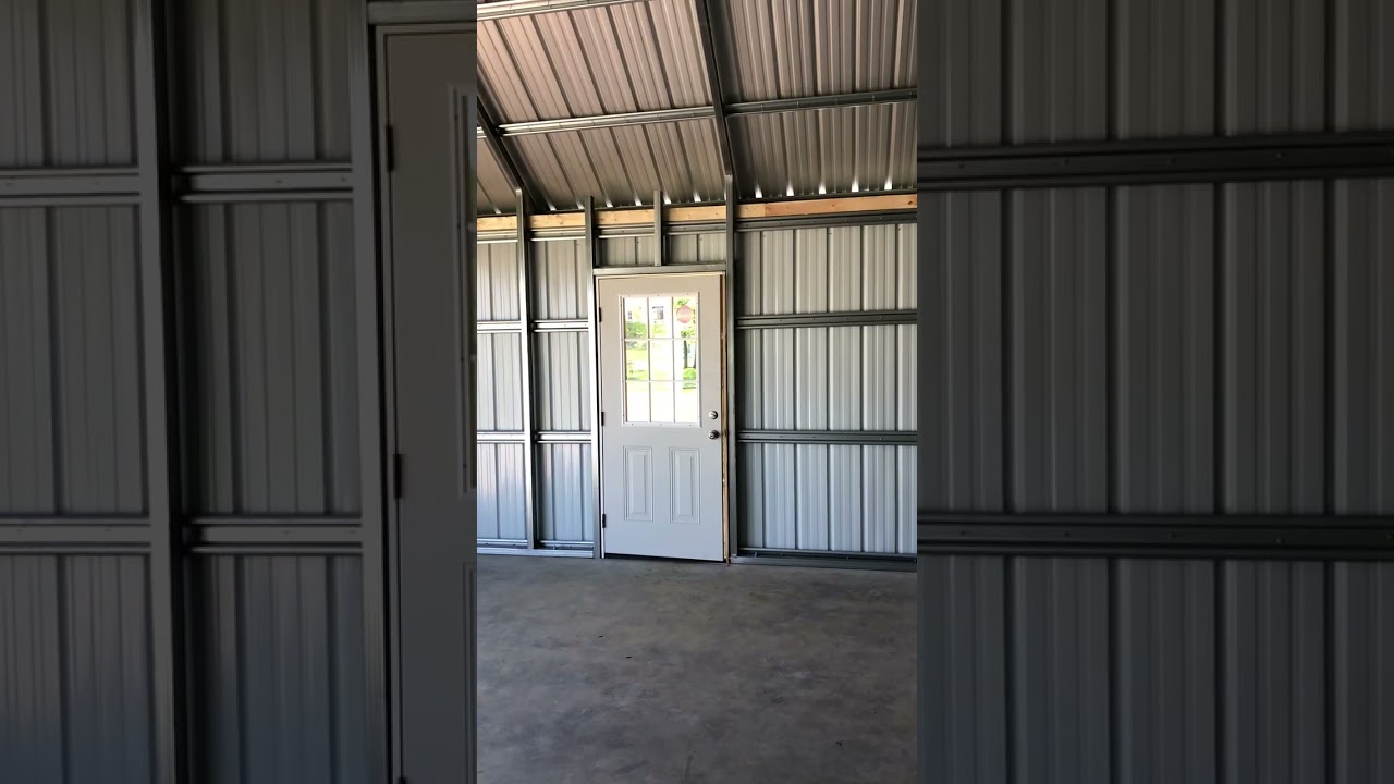 24x30x10 single tubed building with 