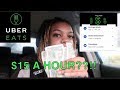 I MADE $___ DELIVERING FOR UBEREATS FROM 11AM-5PM DAY 1