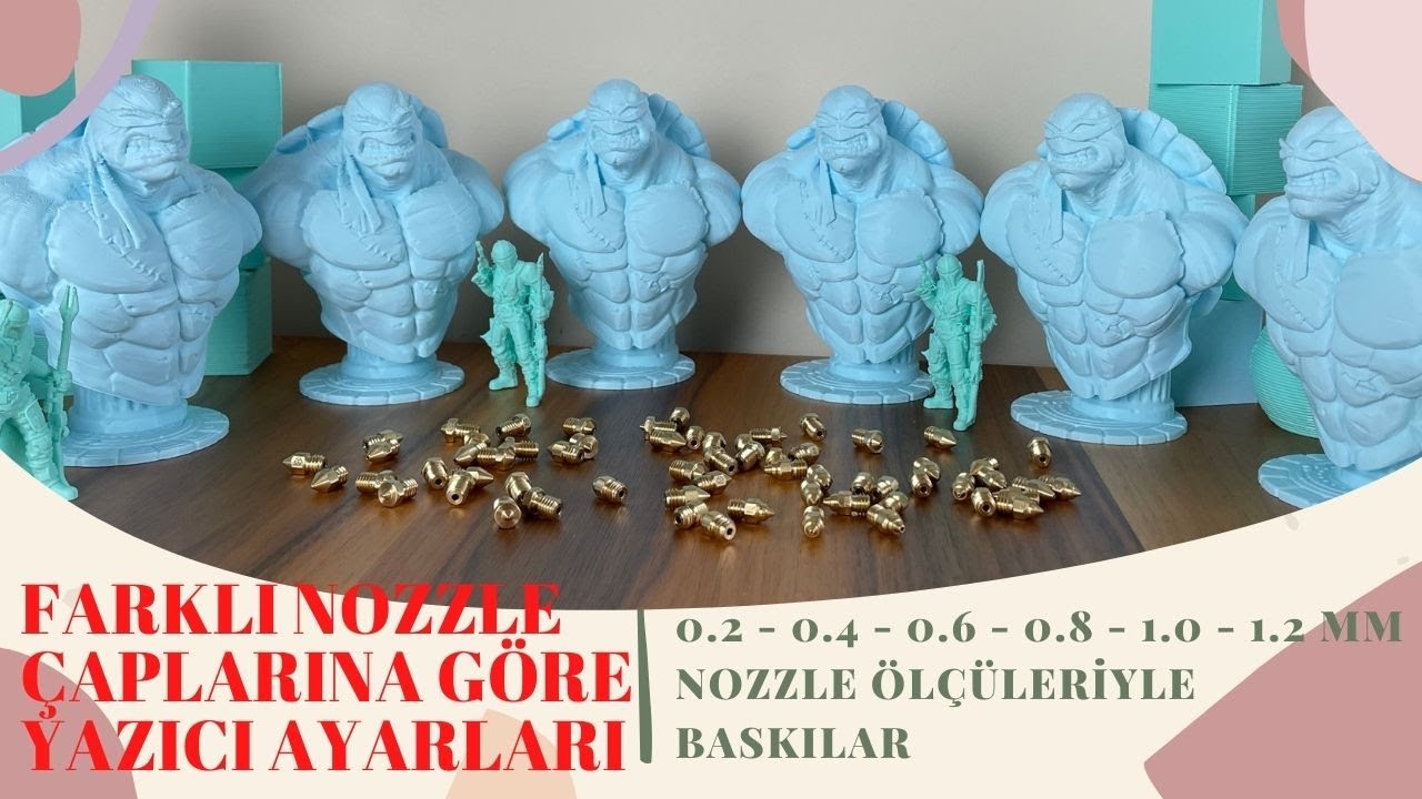 3D Yazıcılarda Nozzle Ölçülerinin Baskıya Etkileri