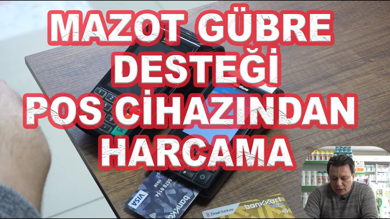 Mazot Gübre Desteği Pos Cihazından Nasıl Çekilir?