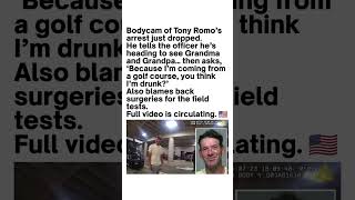 Tony Romo Bodycam Video Goes Viral 🚨