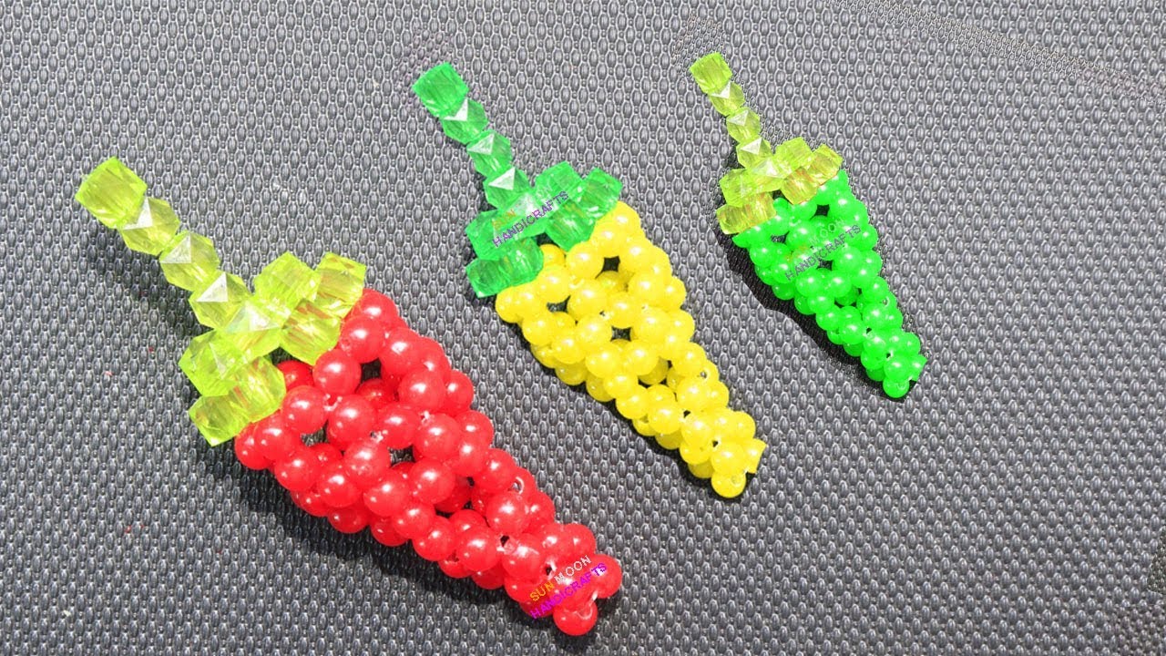 How to make beaded chili/ পুতির মরিচ/ Putir moric/beaded vegetable