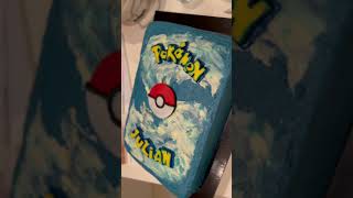 I made Pokémon card cake for my friend son | birthday cake #cake I made Pokémon card cake for my friend son | birthday cake #cake