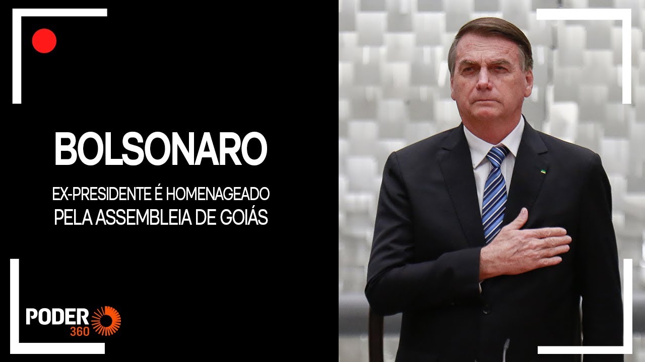 Ao vivo: Bolsonaro é homenageado na Alego