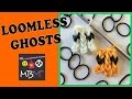 Loomless Ghost Charm Made Using Rainbow Loom Bands