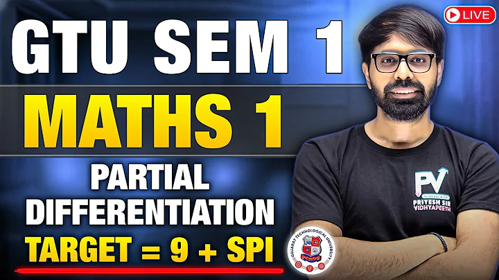 MATHS 1 🔥 LECTURE 2 🔥 GTU THE END GAME 🔥 TARGET 9+ SPI 😱 PRIYESHSIR 🔥