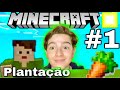 Fiz uma plantação automática !!! (Parte 1) #25 Minecraft Zicorete lândia