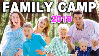 Ballinger Family Camp 2019 - Bailey's First BIG Ropes Course, Jessica Pregnant w/Luke & Archery