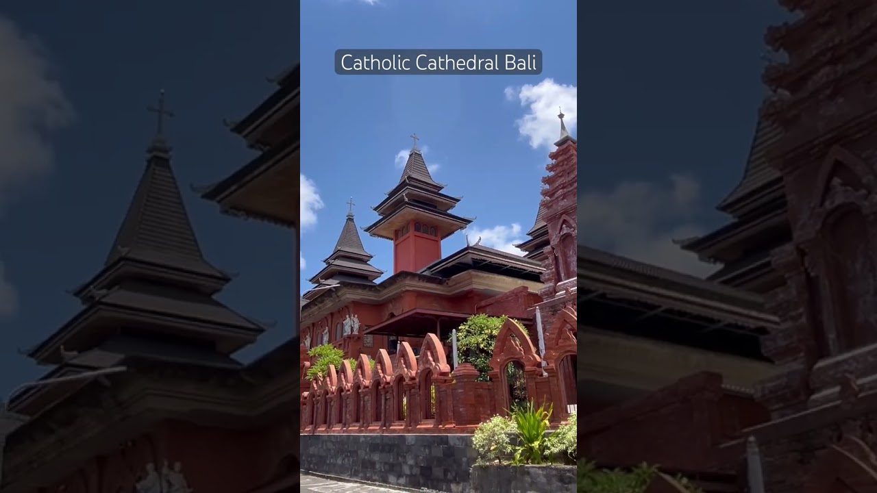 A Catholic Church with Balinese Architecture – Denpasar, Bali