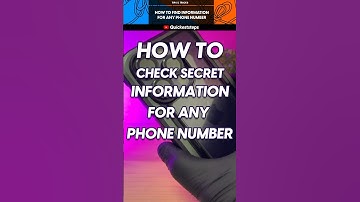 🤯Phone Number Secrets : Finding the Owner Behind Any Phone Number‼️ #shorts