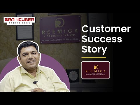 Customer Success Story: How Braincuber helped Reemiga Lifescience Private Limited grow with Odoo ERP - video from Braincuber Technologies