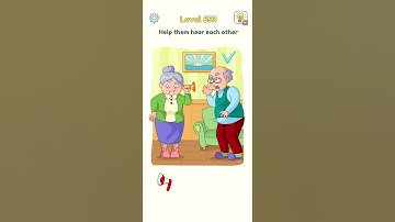 🧠DOP : Draw One Part All Levels-653 Gameplay Solution 👍 #shorts