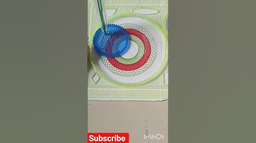 "Spirograph Art 🔥 Mesmerizing Design #Shorts"