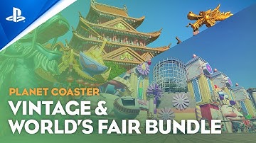 Planet Coaster: Console Edition - Vintage and World’s Fair Bundle Trailer | PS5, PS4