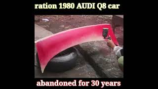 Fully restoration 1980 AUDI Q8 car abandoned for 30 years | Restoration