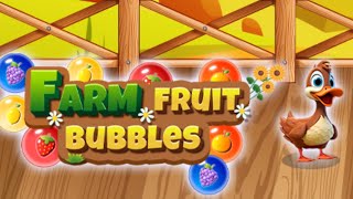 Farm Fruits Bubble Shooter Game All Mobile Video Gameplay screenshot 4